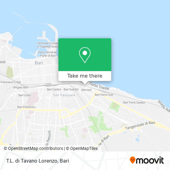 T.L. di Tavano Lorenzo map