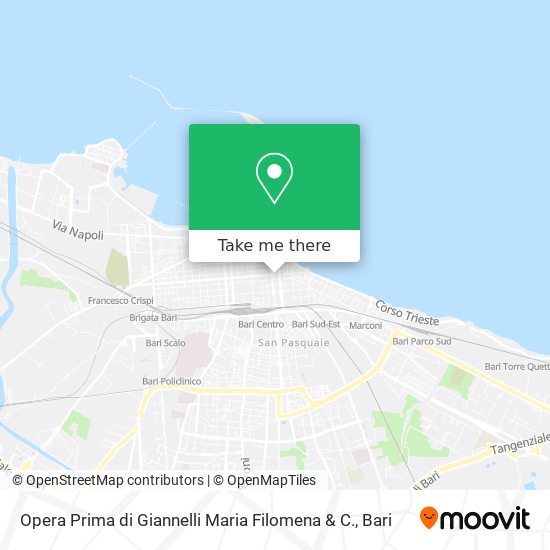 Opera Prima di Giannelli Maria Filomena & C. map