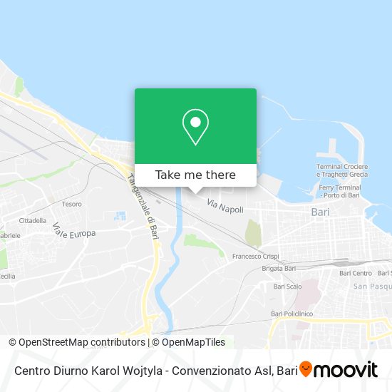Centro Diurno Karol Wojtyla - Convenzionato Asl map