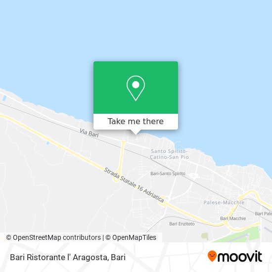 Bari Ristorante l' Aragosta map