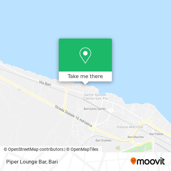 Piper Lounge Bar map