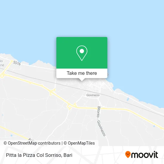 Pitta la Pizza Col Sorriso map