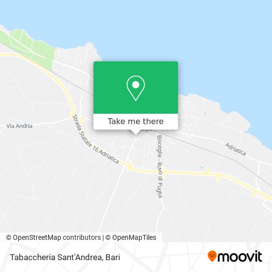 Tabaccheria Sant'Andrea map