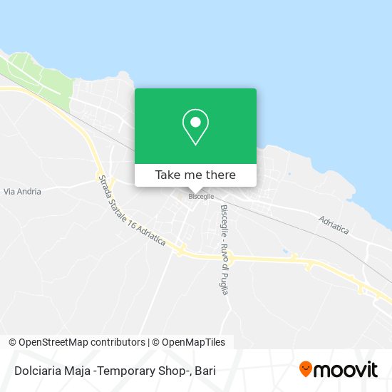 Dolciaria Maja -Temporary Shop- map