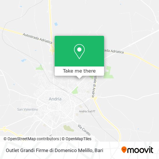 Outlet Grandi Firme di Domenico Melillo map
