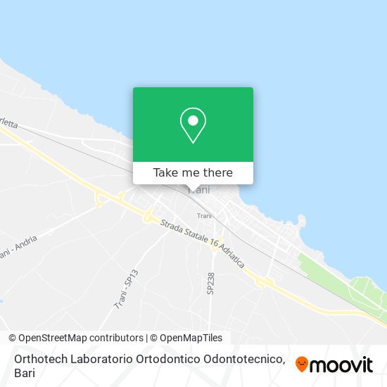 Orthotech Laboratorio Ortodontico Odontotecnico map