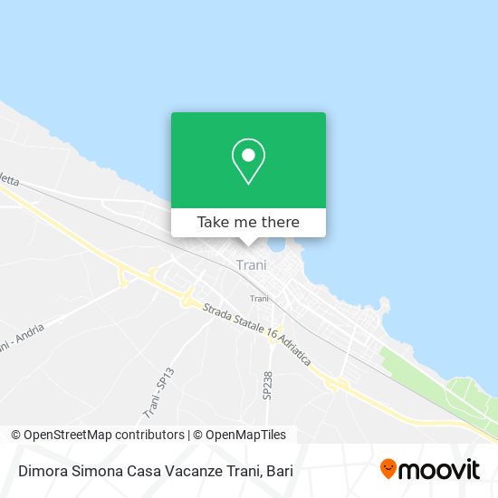 Dimora Simona Casa Vacanze Trani map