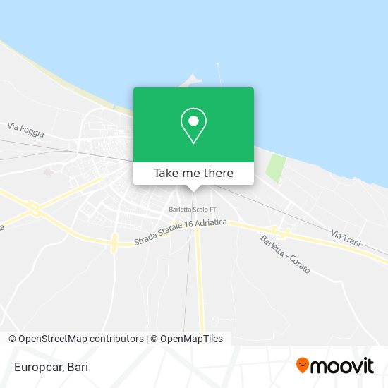 Europcar map