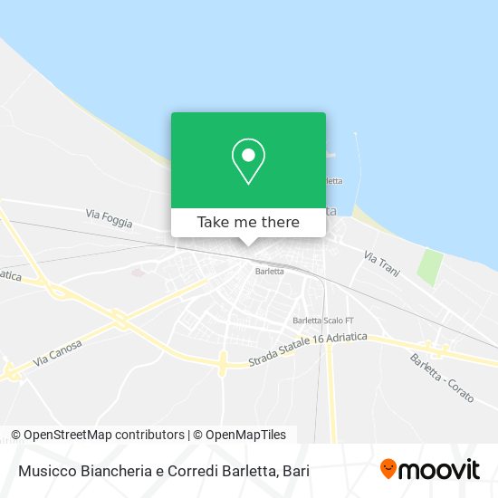 Musicco Biancheria e Corredi Barletta map