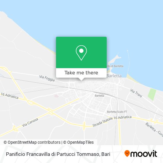 Panificio Francavilla di Partucci Tommaso map