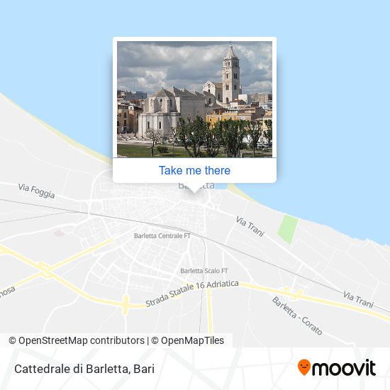 Cattedrale di Barletta map