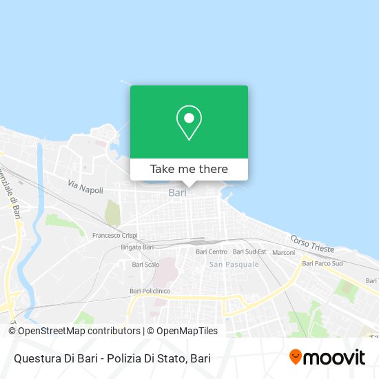 Questura Di Bari - Polizia Di Stato map