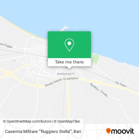 Caserma Militare ""Ruggiero Stella"" map