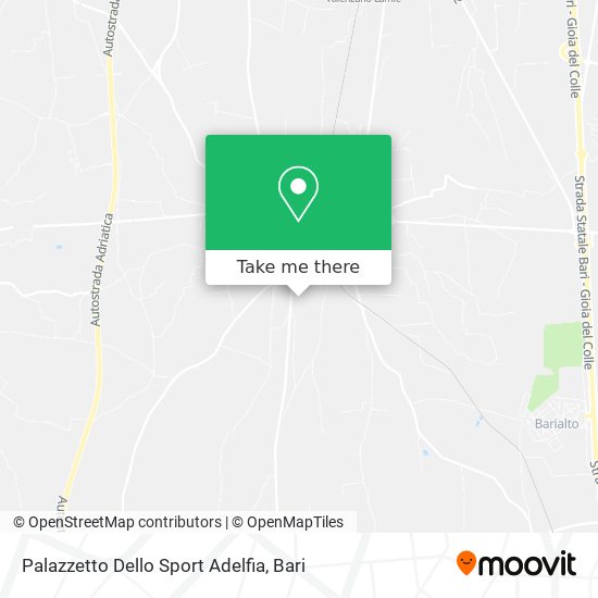 Palazzetto Dello Sport Adelfia map