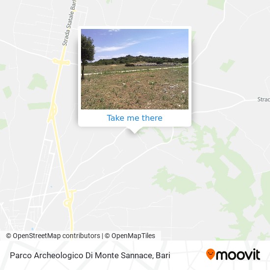 Parco Archeologico Monte Sannace map