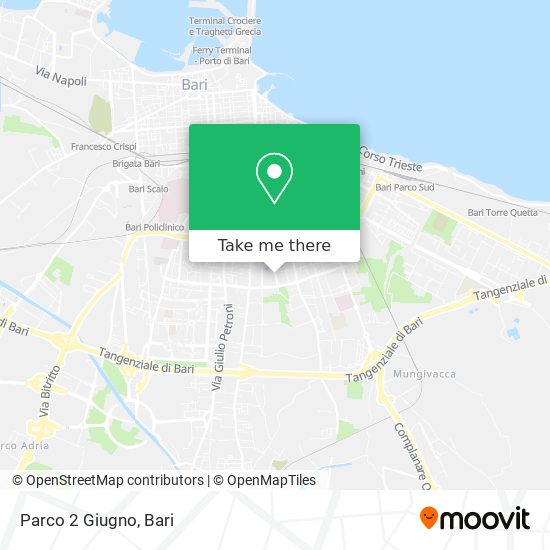 How To Get To Parco 2 Giugno In Bari By Bus Train Metro Or Light Rail