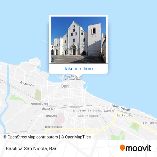 Basilica San Nicola map