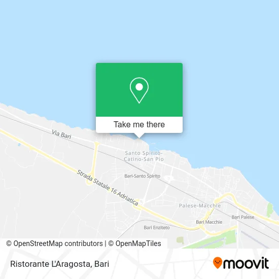 L'Aragosta Restaurant map