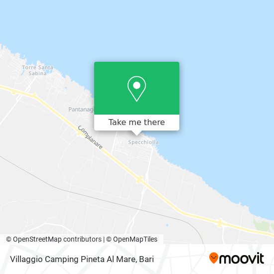 Villaggio Camping Pineta Al Mare map