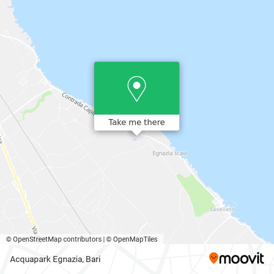 Acquapark Egnazia map