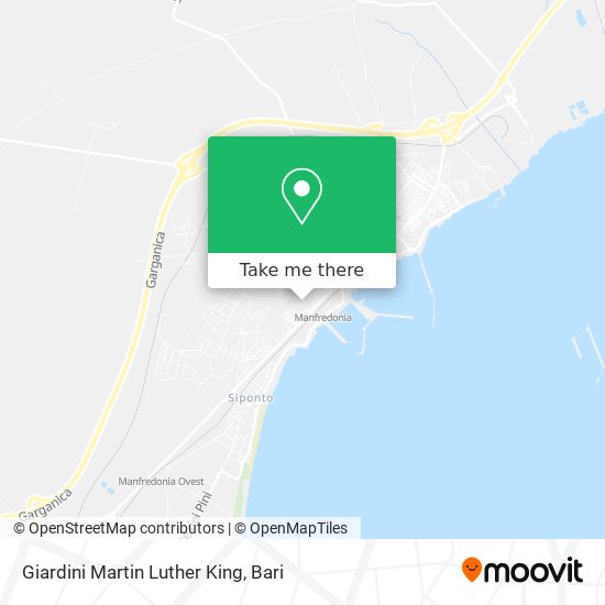 Giardini Martin Luther King map