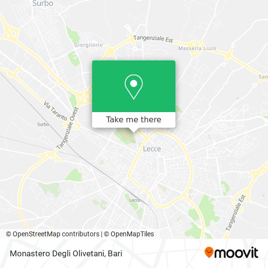 Monastero Degli Olivetani map