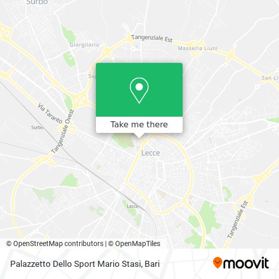 Palazzetto Dello Sport Mario Stasi map