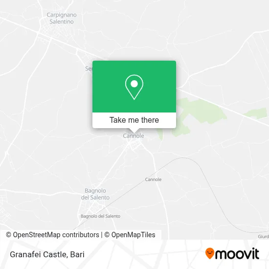 Granafei Castle map