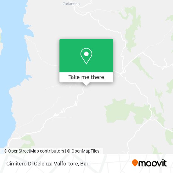 Cimitero Di Celenza Valfortore map
