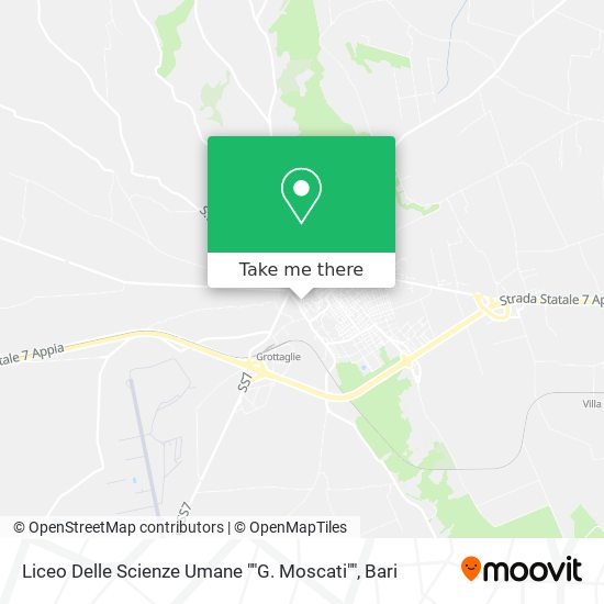 Liceo Delle Scienze Umane ""G. Moscati"" map