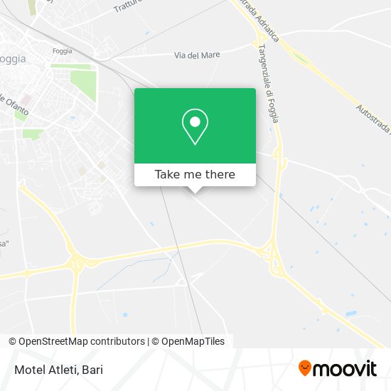 Motel Atleti map