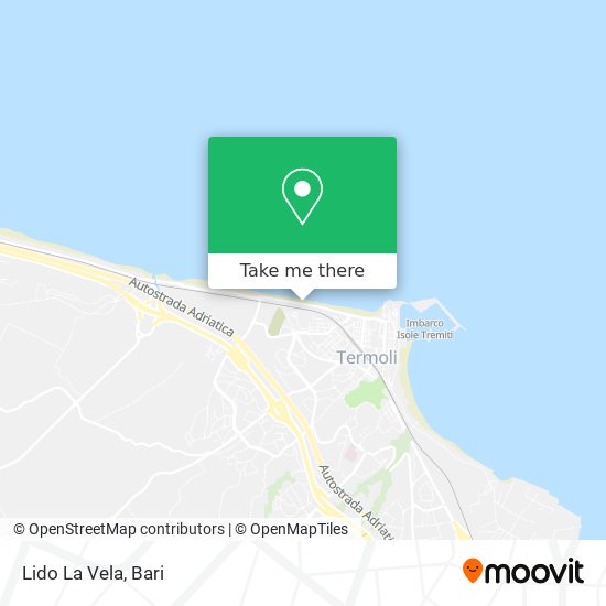 Lido La Vela map