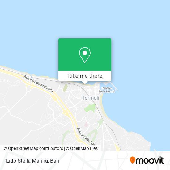 Lido Stella Marina map