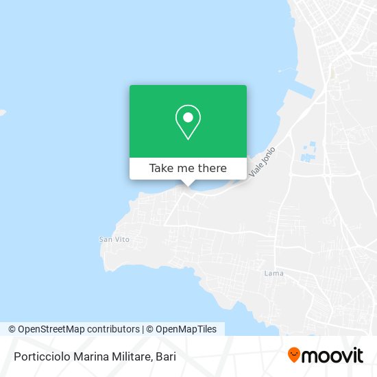 Porticciolo Marina Militare map