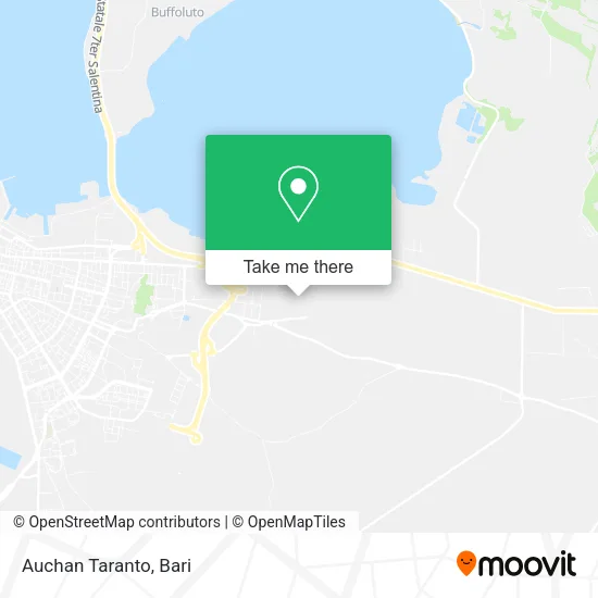 Auchan Taranto map