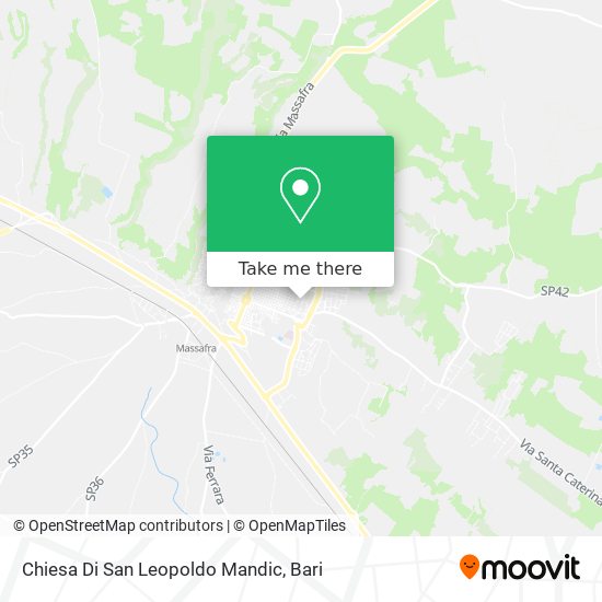 Chiesa Di San Leopoldo Mandic map
