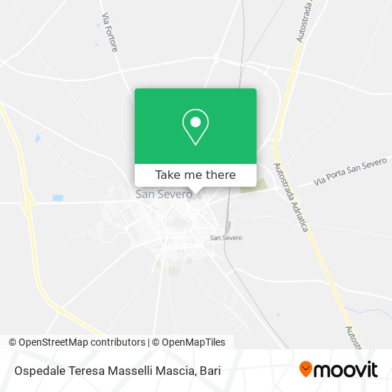 Ospedale Teresa Masselli Mascia map