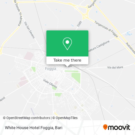 White House Hotel Foggia map