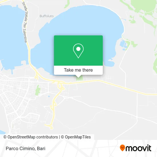 Parco Cimino map
