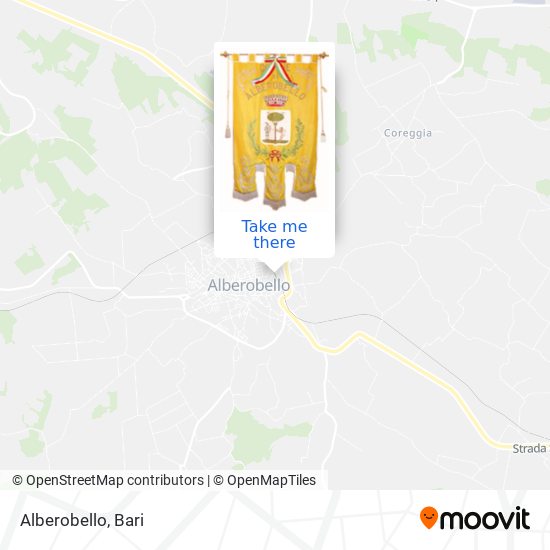 Alberobello map