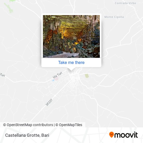 Castellana Grotte map