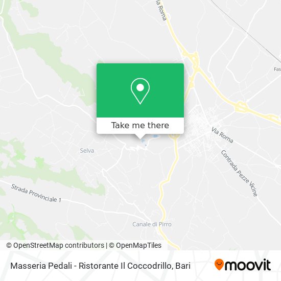 Masseria Pedali - Ristorante Il Coccodrillo map