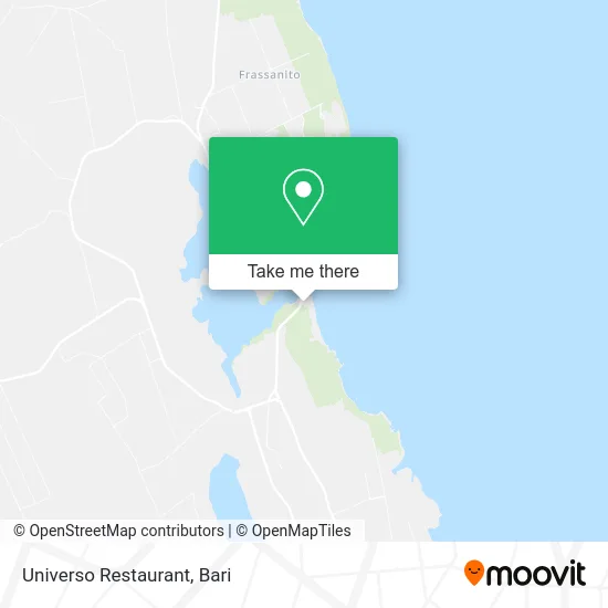 Universo Restaurant map