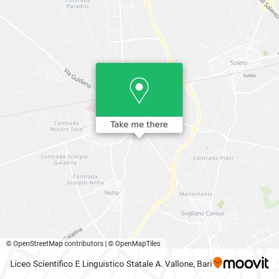 Liceo Scientifico E Linguistico Statale A. Vallone map