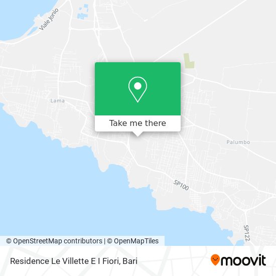 Residence Le Villette E I Fiori map
