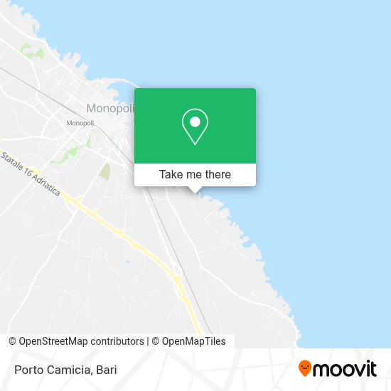 Porto Camicia map