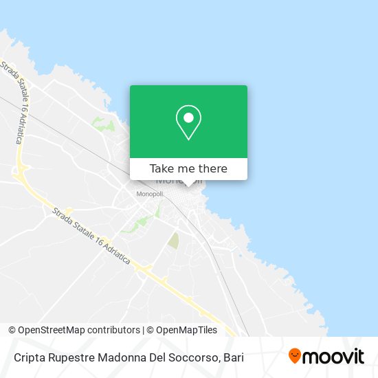Cripta Rupestre Madonna Del Soccorso map