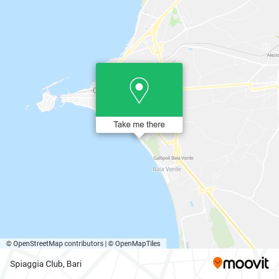 Spiaggia Club map