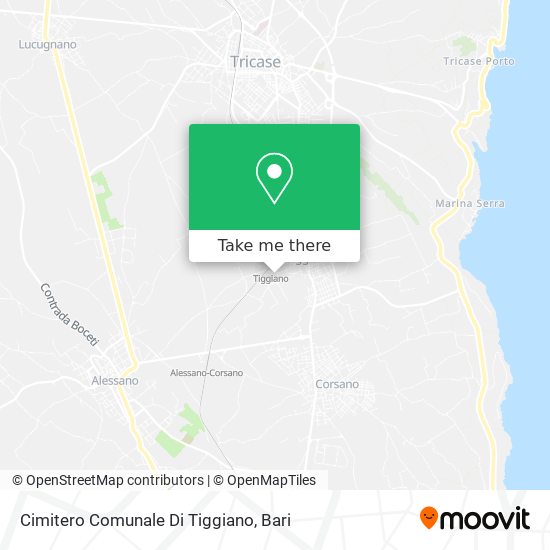 Cimitero Comunale Di Tiggiano map