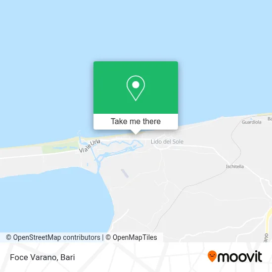 Foce Varano map